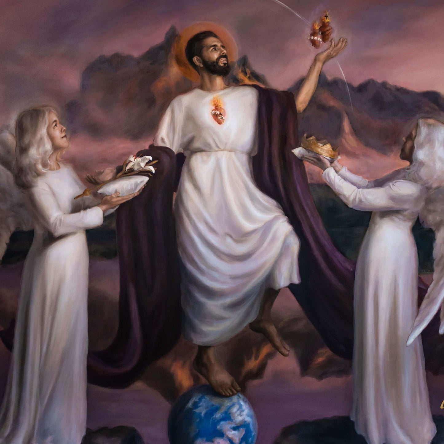 St. Joseph & Angels | Giclee Print